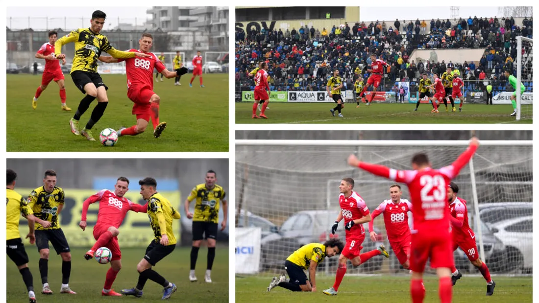 FC Brașov a picat examenul final cu Dinamo! Iulian Roșu, jucătorul meciului de pe Tineretului