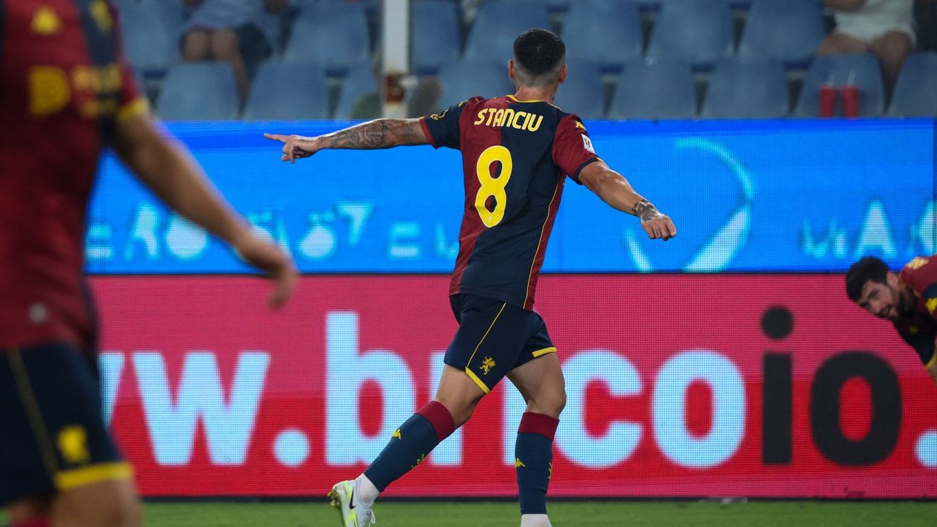 Direct în vinclu! Nicolae Stanciu, gol magnific la debutul în tricoul lui Genoa. Ce notă a primit românul