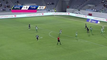 Vlad Dragomir, gol a la Zidane în ultimul meci al lui Pafos! Românul a executat portarul cu o „bombă” expediată din afara careului | VIDEO