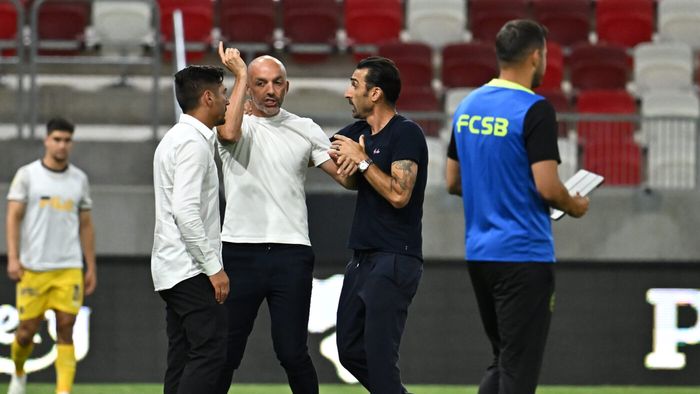 Ce nu s-a văzut la TV în Maccabi Tel-Aviv - FCSB 0-1. Au sărit la bătaie pe teren, la final