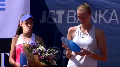 Mihaela Buzărnescu, învinsă și în a doua finală WTA a carierei. Românca a reușit o revenire impresionantă în primul set, dar Petra Kvitova a fost puternică la Praga: a câștigat al treilea trofeu al sezonului