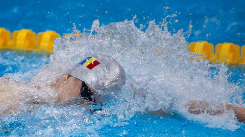 Europenele de natație. Ștafeta tricoloră de 4×100 m liber – locul  6. Robert Glință, nou record național la 100 de metri spate (53,43, în serii), a încheiat finala tot pe locul 6