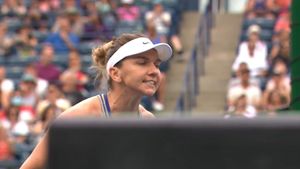 Toți au rămas mască la meciul Simonei Halep de la Toronto! Femeia dată în judecată de Mihaela Buzărnescu și-a făcut apariția pe teren: „Îmi venea să o strâng de gât!" FOTO