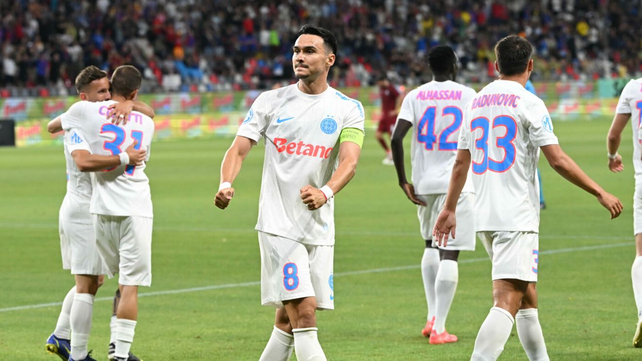 Cine transmite Shkendija - FCSB în România