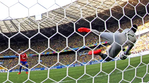 Julio Cesar, jucătorul meciului Brazilia – Chile. Portarul a apărat două lovituri de departajare