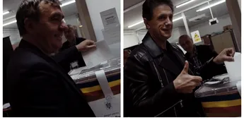 Gică Hagi şi Gică Popescu au decis cu cine votează în finala George Simion – Nicuşor Dan: „România pe primul loc”