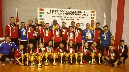România a cucerit 13 medalii de aur la Mondialul de fotbal-tenis din Cipru 