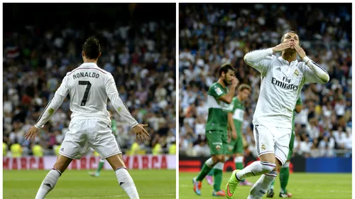 Ronaldo, din nou „one man show” pentru Real. CR7 a reușit un „poker” în Real Madrid – Elche 5-1