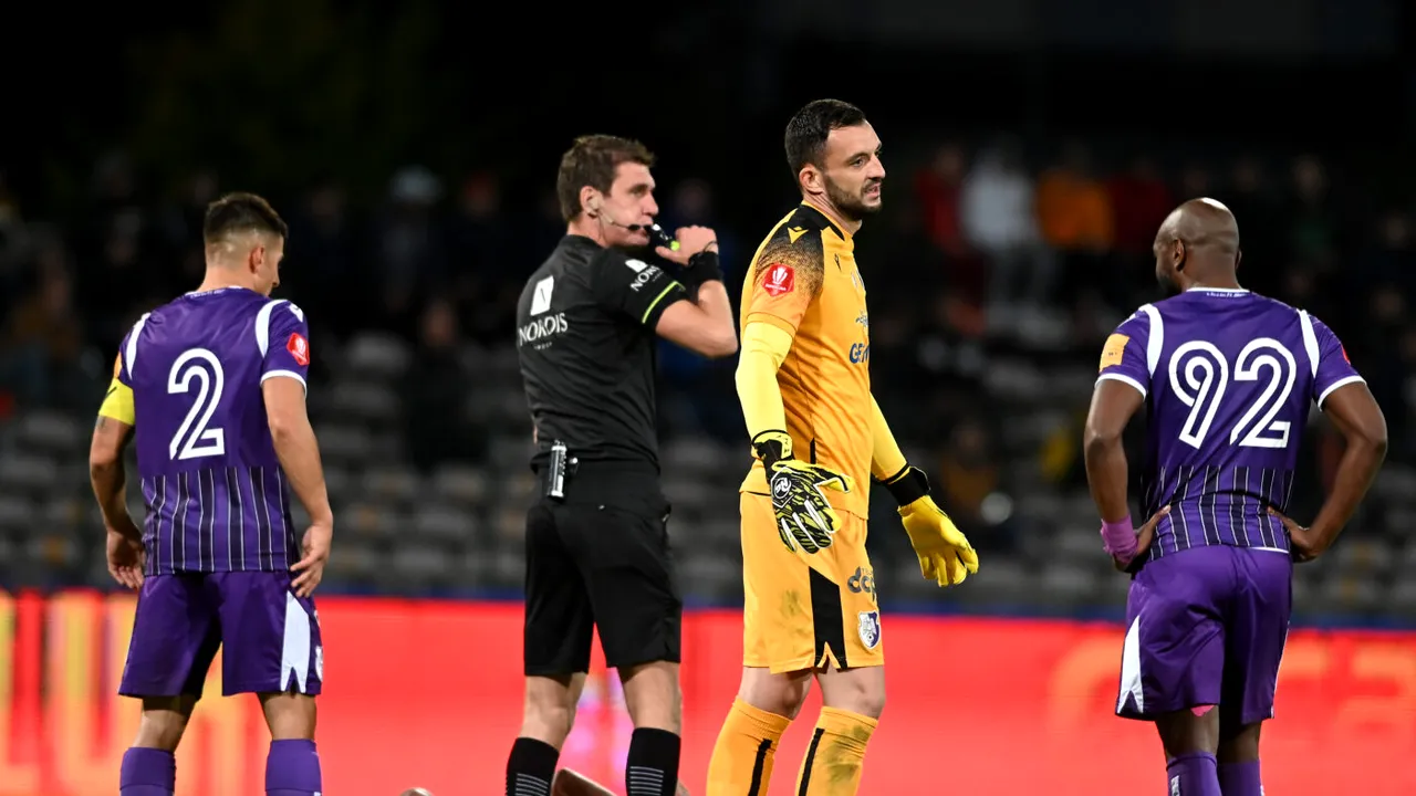 FC Argeș - FC Voluntari 0-0, în etapa 14 din Superliga. Arnold Garita, în prim-plan în Trivale: a scos un penalty, l-a ratat, apoi a fost eliminat