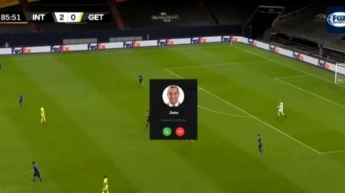 Fabulos! Ce a putut să apară pe ecranele televizoarelor în timpul partidei Inter Milano – Getafe | VIDEO