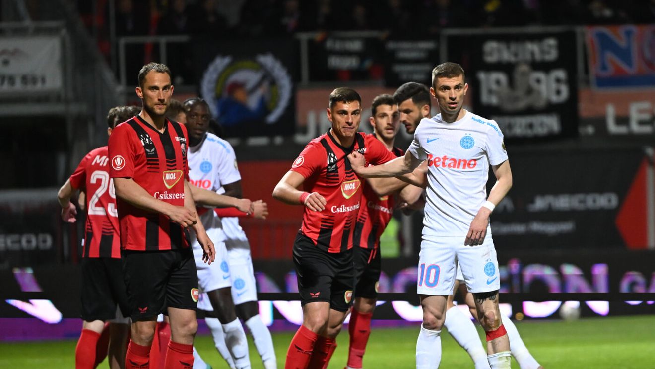 Csikszereda - FCSB 1-0, în etapa 7 din play-out-ul Superligii. Încep îngrijorările pentru barajul de Conference League: campioana dezamăgește la Miercurea Ciuc