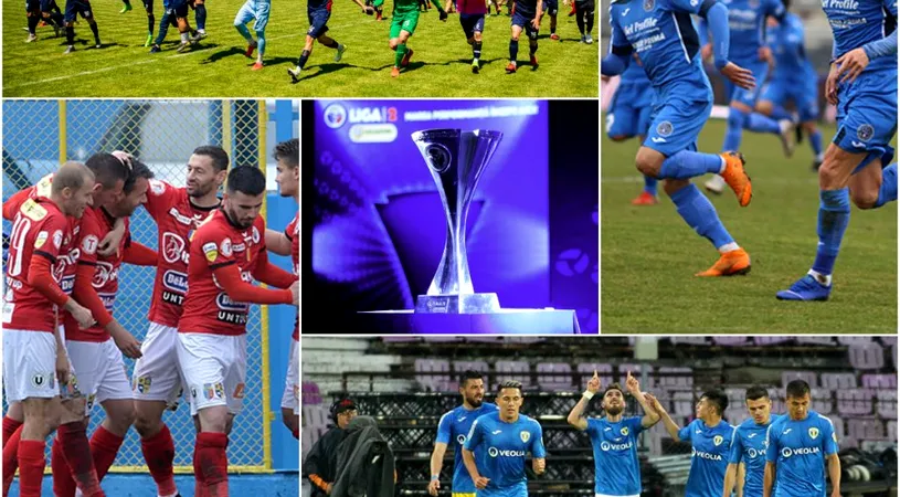 Academica Clinceni poate fi prima promovată matematic în Liga 1, urmată la o zi de Chindia.** 