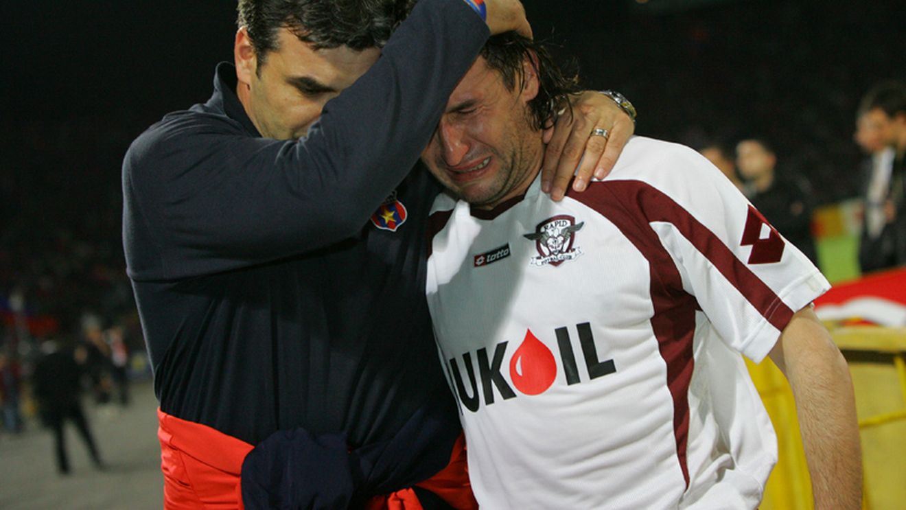 "Nu i-am mai bătut de mult pe rapidiști, dar și așa ne-am calificat într-o semifinală de Cupa UEFA!"