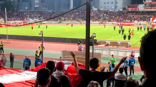 Imagini halucinante la pauza meciului Dinamo – U Cluj! Mihai Eșanu, amenințare horror: „Te omor!” Arbitrii n-au scăpat nici ei | VIDEO