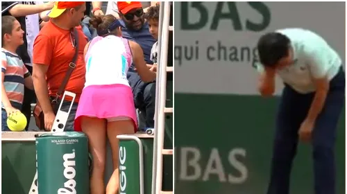 Zi plină de incidente la Roland Garros! Dacă Irina Begu a făcut „victime” în tribune, un jucător din ATP a lovit arbitra de linie | FOTO & VIDEO