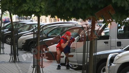 FOTO** Cum a vrut Tamaș să "dribleze" jurnaliștii la Minsk:)