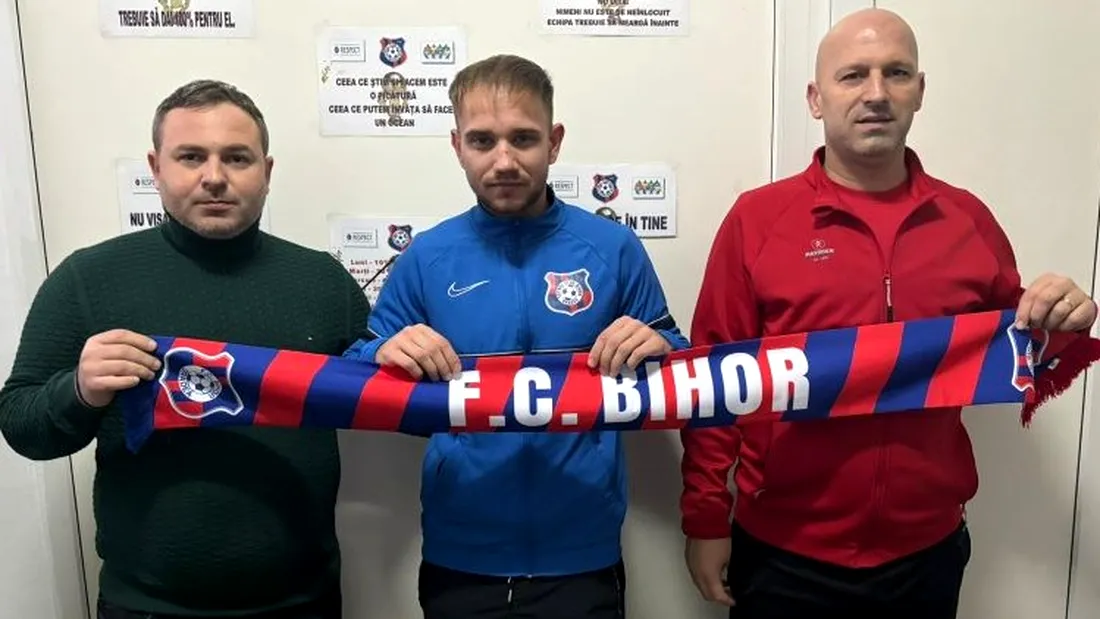 Sergiu Ciocan a ajuns în Liga 3 după despărțirea de Unirea Dej. Va lupta pentru promovare alături de FC Bihor