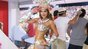 VIDEO. O paraguayancă pe tărâmuri braziliene. Nutriționista de la Boavista a defilat la Carnavalul de la Rio.  