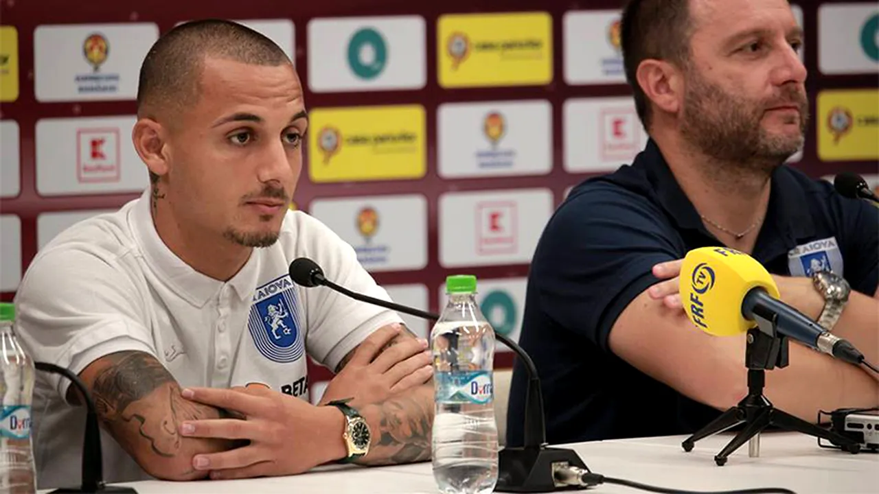 Mitriță, noul căpitan al Craiovei, e optimist înaintea meciului cu CFR Cluj: 