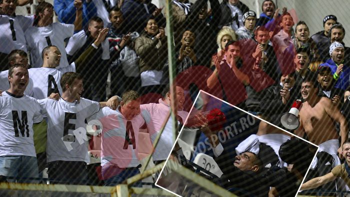 FOTO Scene demne de Teatrul Giulești în Rapid - Astra!** Fanii Astrei au 'regizat' o răzbunare INCREDIBILĂ‚ în timpul meciului! Cum au ironizat un rival
