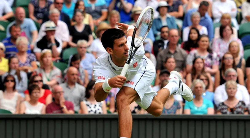 Djokovic, omul de bătut la Wimbledon. Sârbul a avut cifre fantastice în primul tur la Londra