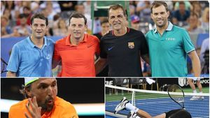 Chivu, show savuros alături de Andrei Pavel și de unchiul lui Nadal, pentru fanii români. Surpriza lui Goran Ivanisevic s-a lăsat cu daună totală | FOTO & VIDEO