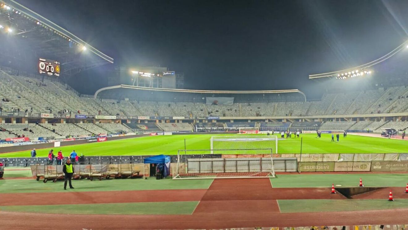 Meciul U Cluj - FCSB nu a putut să înceapă la timp! Ce s-a întâmplat