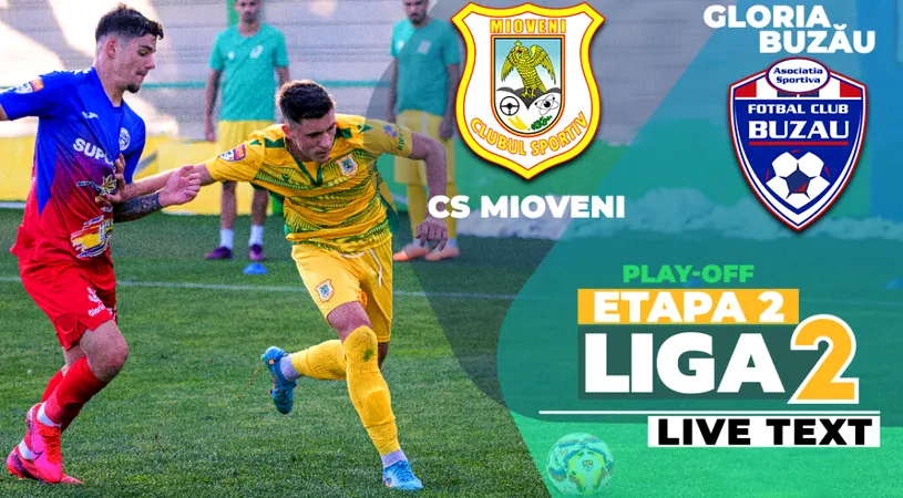 Etapa a doua din play-off începe tot cu o remiză, tot cu Gloria Buzău oaspete. CS Mioveni salvează un punct dintr-un meci în care fotbalul a avut ambasadori modești