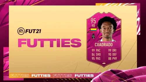 Un alt SBC introdus în FIFA 21! Juan Cuadrado este unul dintre cei mai rapizi fundași de bandă dreapta din ediția de anul acesta