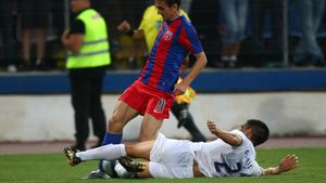 "Ujpest a 'căzut' la București!"