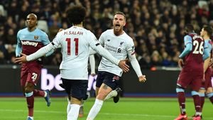 Salah și Liverpool, de neoprit în Premier League! Egipteanul a marcat și cu West Ham și e pe urmele lui Suarez și Gerrard. Klopp a mai reușit o performanță unică