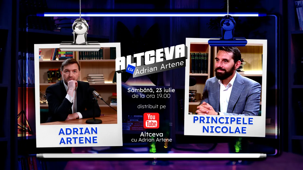 Principele Nicolae este invitat la podcastul ALTCEVA cu Adrian Artene