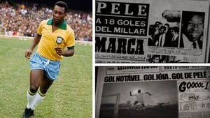 VIDEO - A fost recreat cel mai frumos gol al carierei lui Pele. "Bijuteria" reușită de brazilian nu a fost vreodată văzută de publicul larg, meciul nefiind transmis la TV