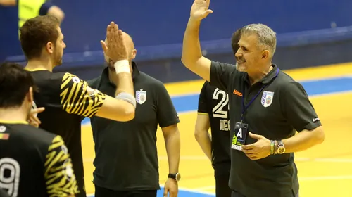 CSM București face cu ochiul finalei în Liga Națională de handbal masculin, după un succes în fieful Stelei, în primul meci din seria semifinală