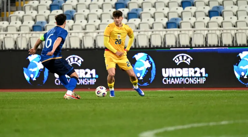 România U21 continuă cursa pentru calificarea la EURO după victoria cu Kosovo U21! Jucătorii din Liga 2 s-au bucurat din tribune