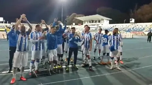 Sărbătoare în Moldova, după ce Poli Iași a zdrobit FCSB. Jucătorii au cântat cu fanii, aflați la porțile stadionului | VIDEO