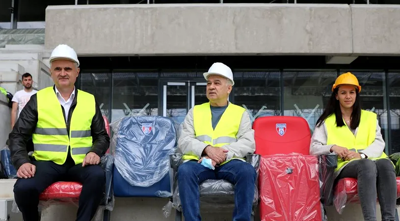 Anghel Iordănescu, în vizită la Stadionul Steaua, alături de actualul antrenor al CSA, Daniel Oprița: „Sunt impresionat!”. Noutățile din Ghencea | FOTO & VIDEO