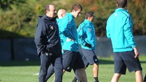 FOTO** Alibec, umăr la umăr cu Sneijder și Zanetti! Românul se pregătește sub atenția lui Rafa Benitez