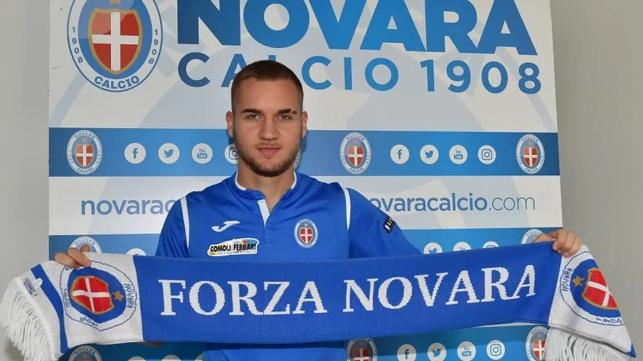 George Pușcaș a debutat cu gol la Novara, dar echipa sa a fost învinsă 