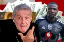Gigi Becali, ofertă secretă pentru transferul atacantului sud-african Tshegofatso Mabasa! Toate detaliile negocierilor dintre FCSB și Orlando Pirates. EXCLUSIV