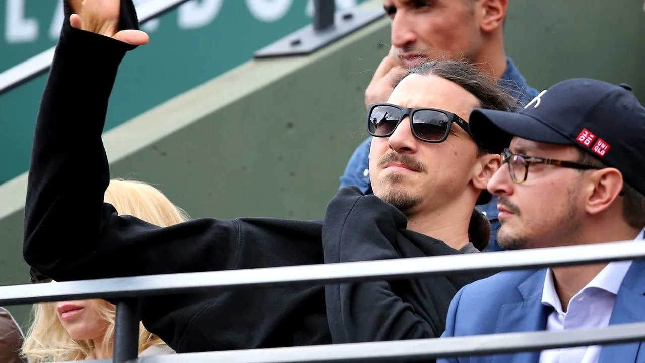 Zlatan Ibrahimovic și-a găsit corespondentul în tenis: „Când se enervează, scoate tot ce-i mai bun din el! La fel ca mine