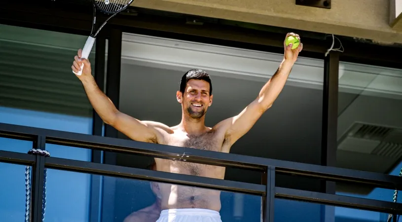 „Djokovic are balconul mai mare decât camera mea!
