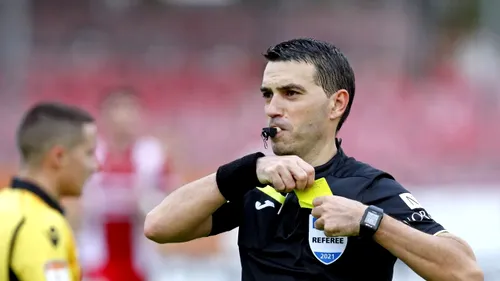 Ovidiu Hațegan revine ca arbitru central în Superliga după 509 zile. La ce meci a fost delegat