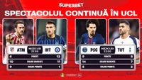 ADVERTORIAL. Bătăliile care pot zgudui clasamentul în Champions League! Cum arată cotele