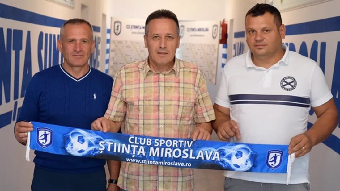 Nou președinte la Miroslava!** Ieșenii au luat un conducător de la o altă echipă retrogradată din Liga 2

