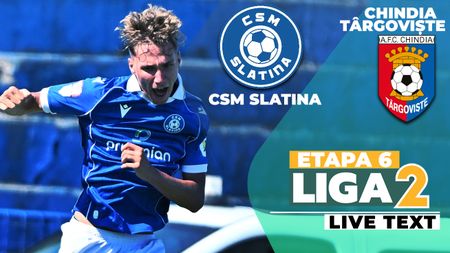 CSM Slatina dă lovitura în prelungiri și câștigă, după ce a avut 2-0 și fusese egalată pe final de Chindia. Trupa olteană revine pe primul loc, cel puțin până duminică