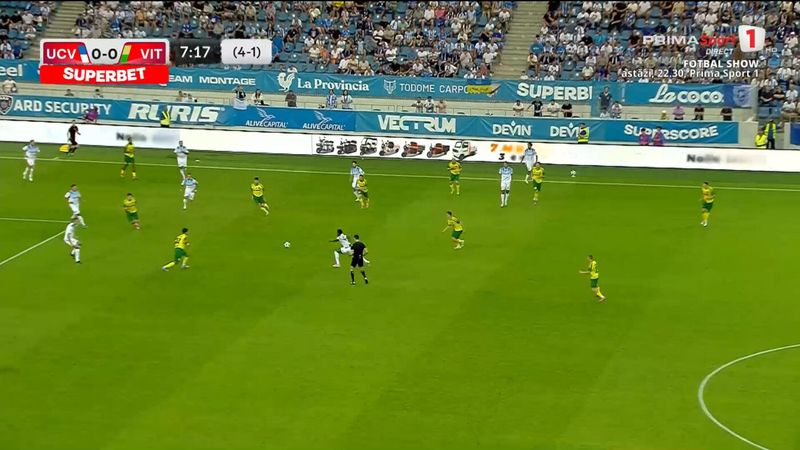 🚨 LIVE Universitatea Craiova – ML Vitebsk 0-0, Live Text Online, în manșa secundă a turului 1 preliminar din Liga Campionilor. Ocazie imensă a lui Baiaram