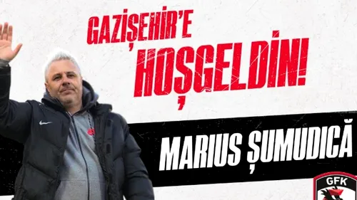 OFICIAL | Marius Șumudică a semnat cu Gazisehir Gaziantep! Românul începe o nouă aventură în Turcia, după ce a făcut 