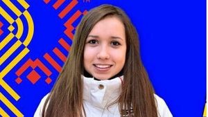 Andreea Diana Trâmbițaș, purtătorul de drapel la FOTE - Erzurum 2017. România participă cu o delegație formată din 29 de sportivi 