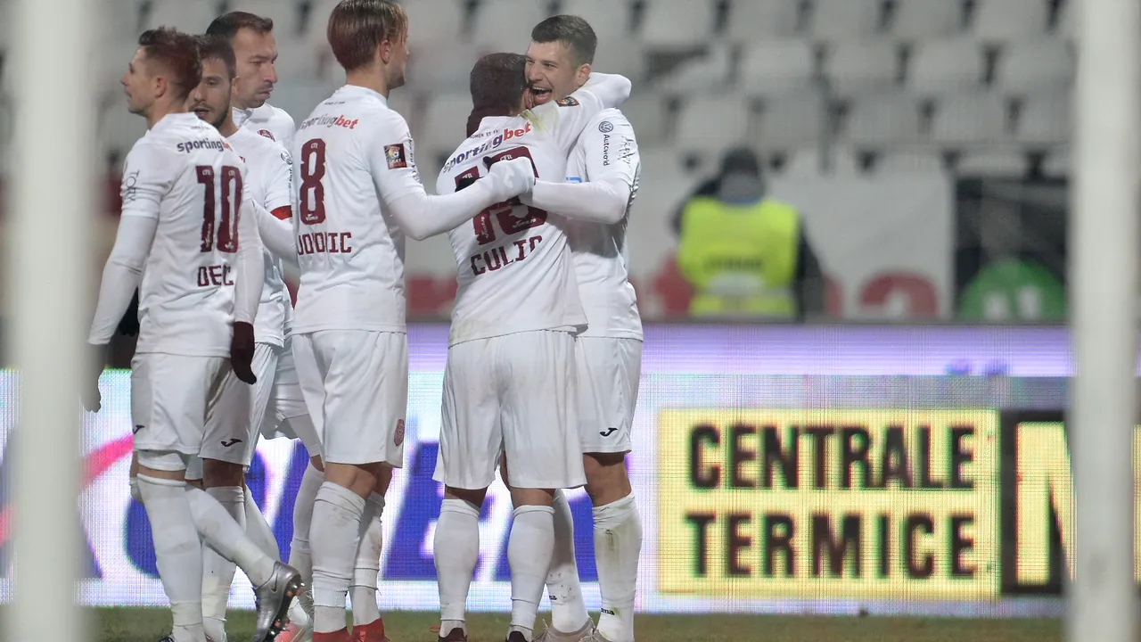 Nu te supăra, Gică! Țucudean a decis meciul contra antrenorului care l-a relansat și nu s-a bucurat la gol. CFR are 3 puncte în fața FCSB-ului. Cronica partidei de la Ovidiu